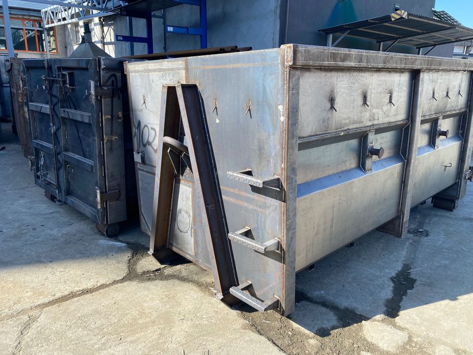 Kontenery typu hakowiec KP 10 otwarty odpady śmietnik recykling