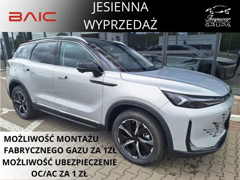 BAIC 7 Kamery 360 / Masaże i Wentylacja Foteli / el. Klapa / Szyberdach