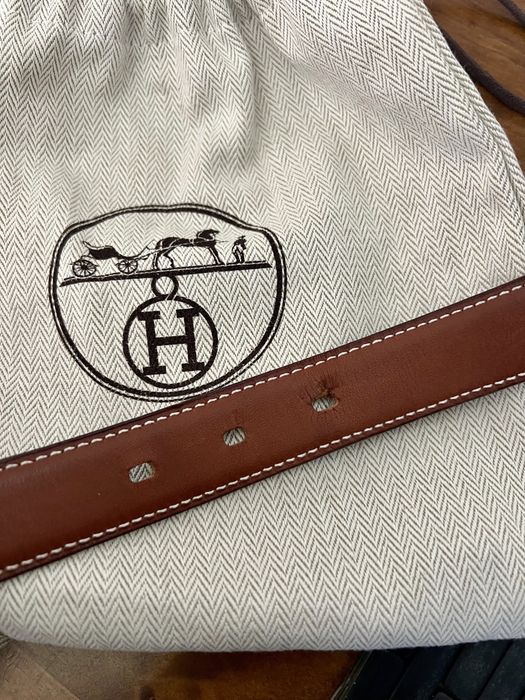 Hermes Skorzany Pasek Oryginalny