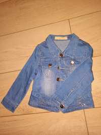 Kurtka jeans rozm. 98