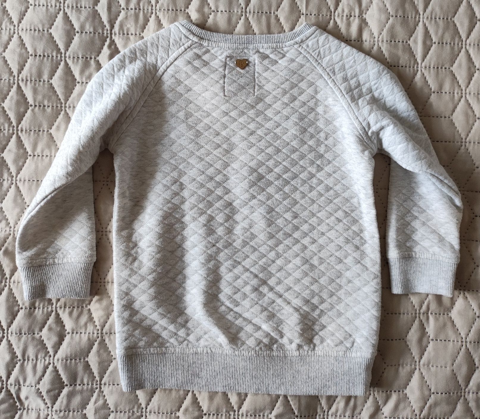 Reserved bluza jasna szara buźka r. 98 2-3lata