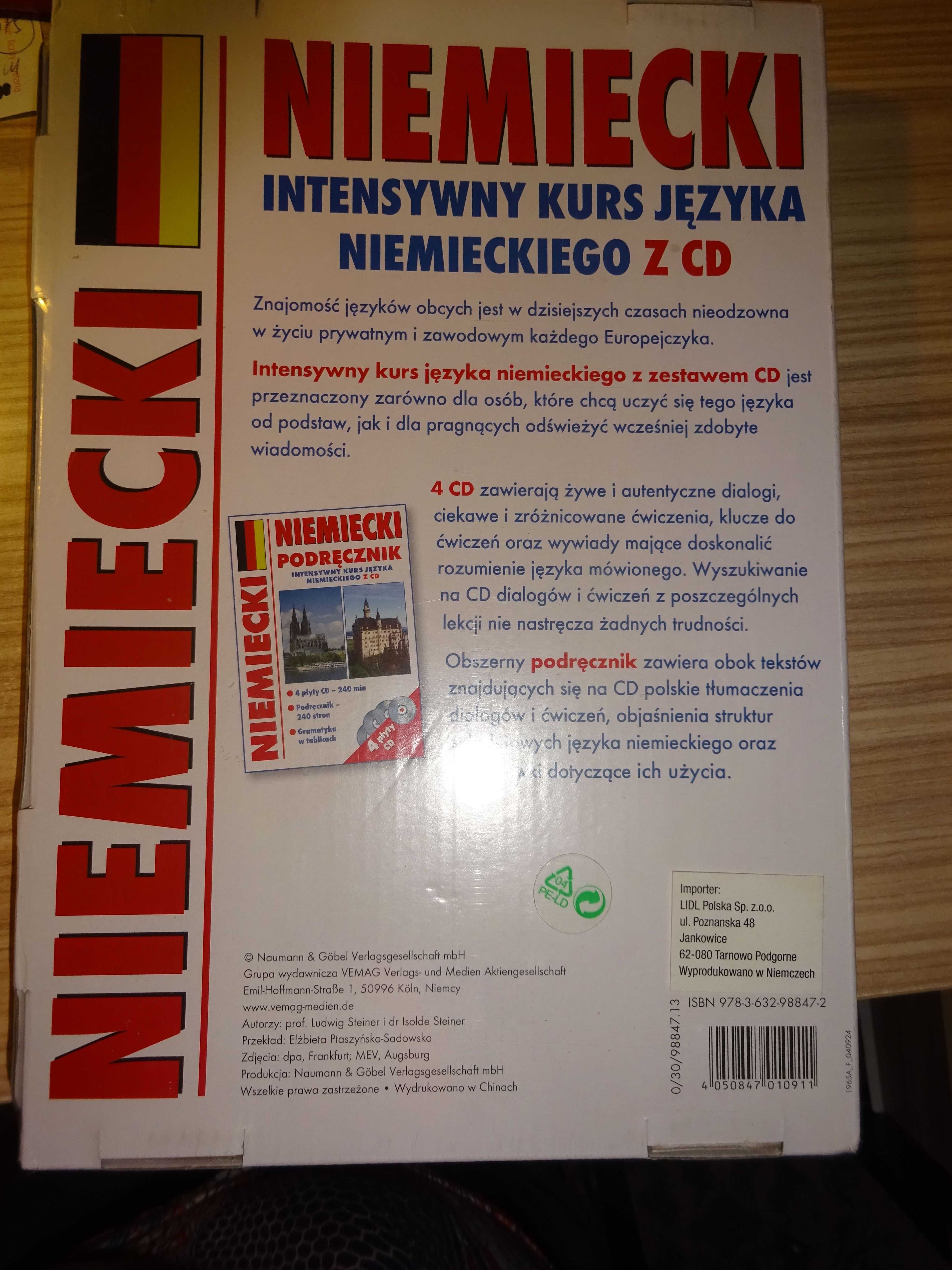 Niemiecki intensywny kurs z CD+podręcznik