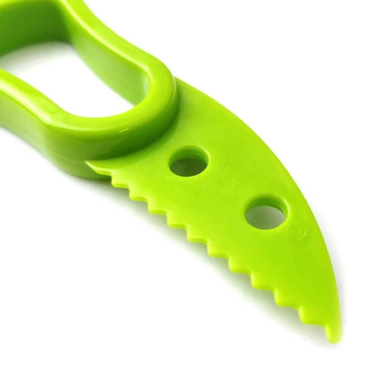 Kompaktowy nóż i drylownica do awokado z solidnego tworzywa sztucznego