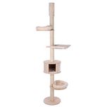 Natural Paradise Drapak Sufitowy Dla Kota Magnolia 82X48X241–270Cm