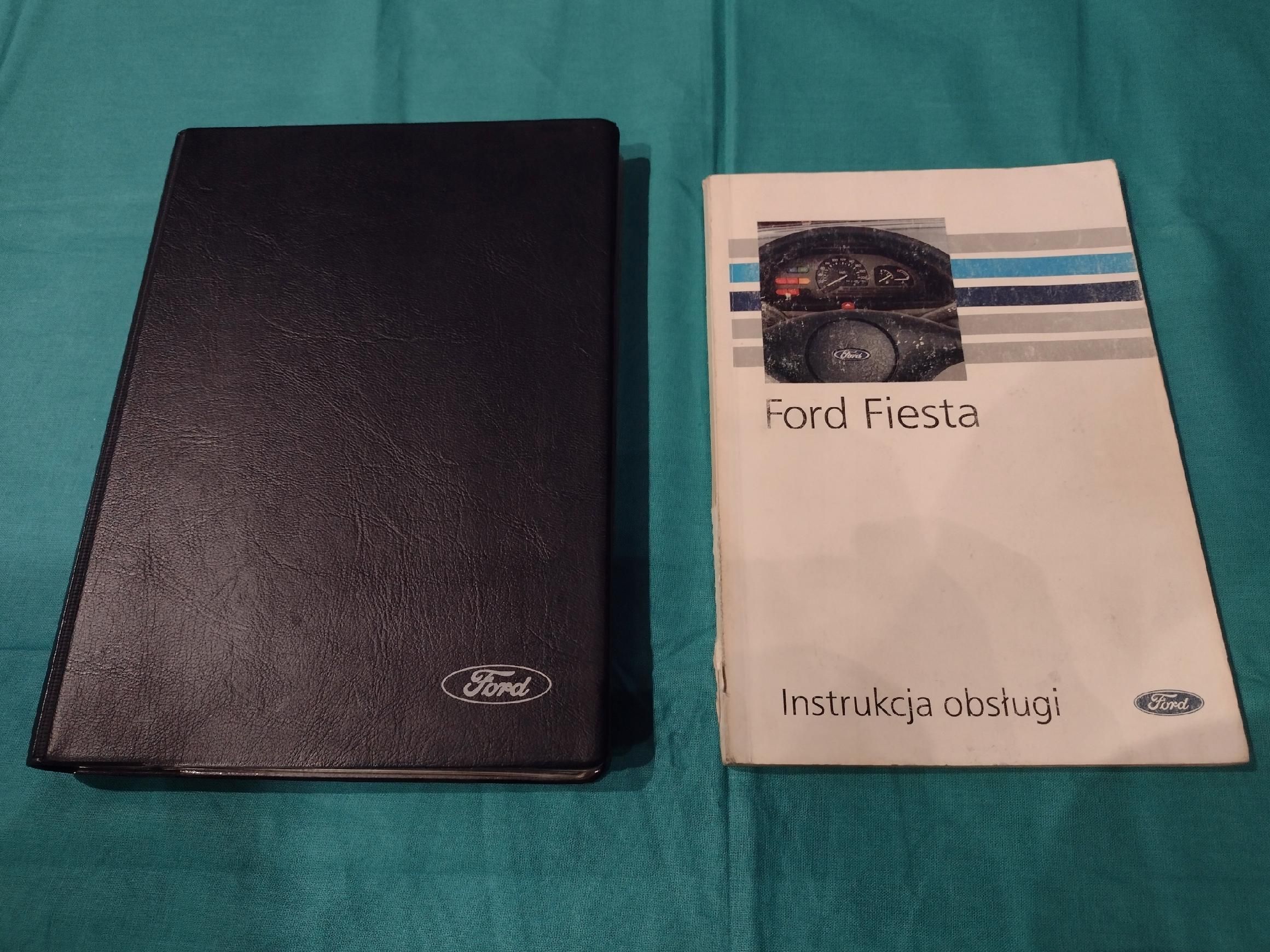 Ford Fiesta Instrukcja Książka Komplet 1993 Polska