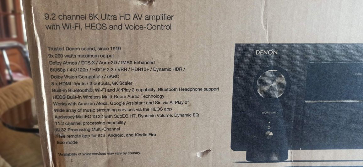 Amplificador AV Denon AVC X4700h