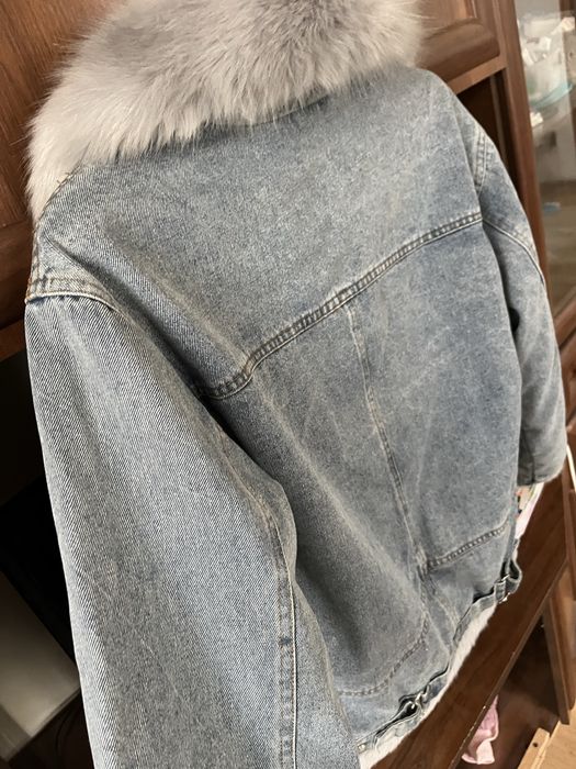 Джинсовая куртка с мехом, джинсовка