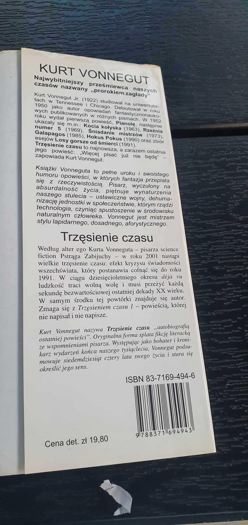 Trzęsienie czasu Kurt Vonnegut