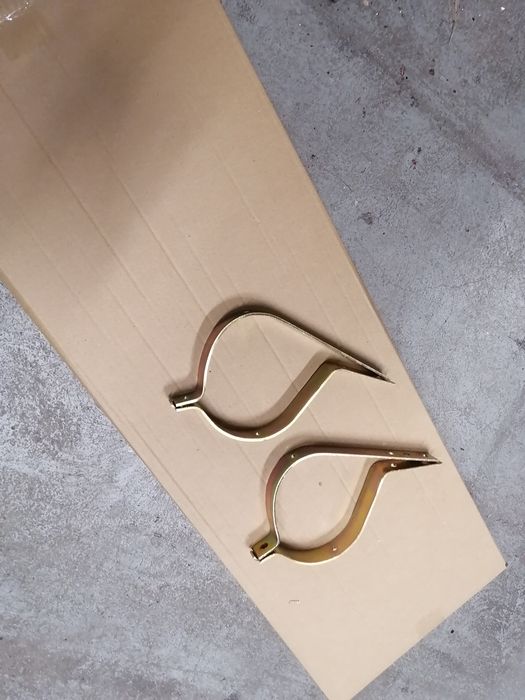 Fiat 126p FL i EL obejmy tłumika że stali złoty ocynk mocne i grube