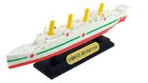 HMHS Britannic – Model 3D - 269mm (1:1000) - z czarną podstawą magnet