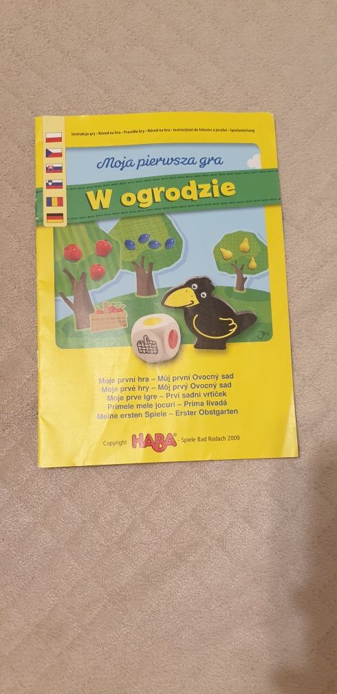 Pierwsza gra "W ogrodzie" 2+ najlepsza gra planszowa dla dwulatka