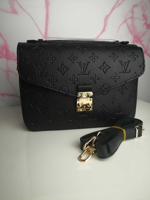 Torba Louis Vuitton metis skórzana czarna premium