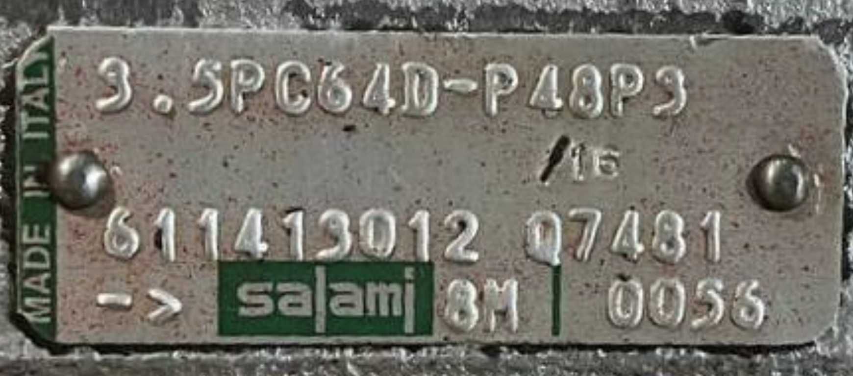 Salami 3.5PC64D-P48P3 Pompa hydrauliczna