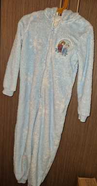 Kombinezon piżama dziewczęca Kraina lodu r. 116 - 5-6 lat polarowy