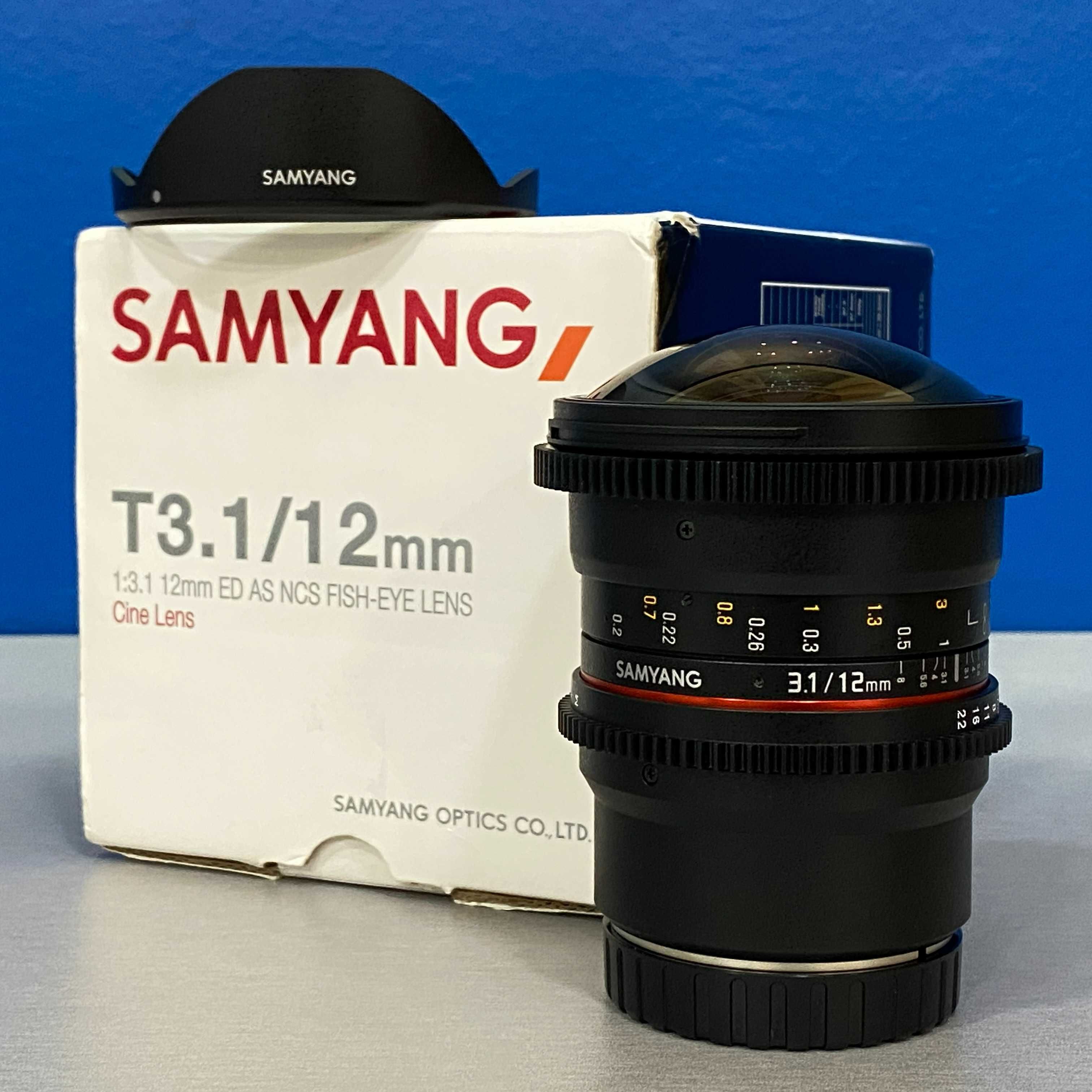 Samyang 12mm T3.1 ED AS NCS Fish-Eye Cine (Canon EF-M)