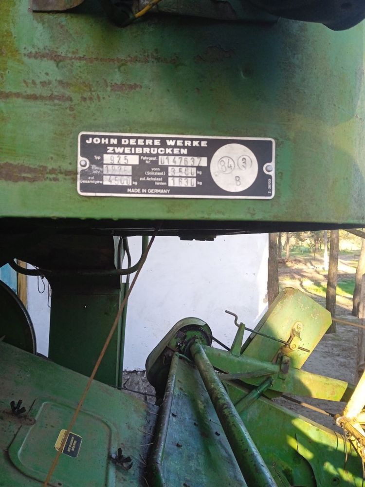 John Deere 925 комбайн