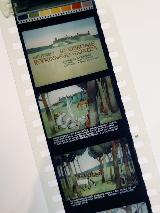 Bajki na rzutnik W OBRONIE RODZINNEGO GNIAZDA retro PRL klisze Ania