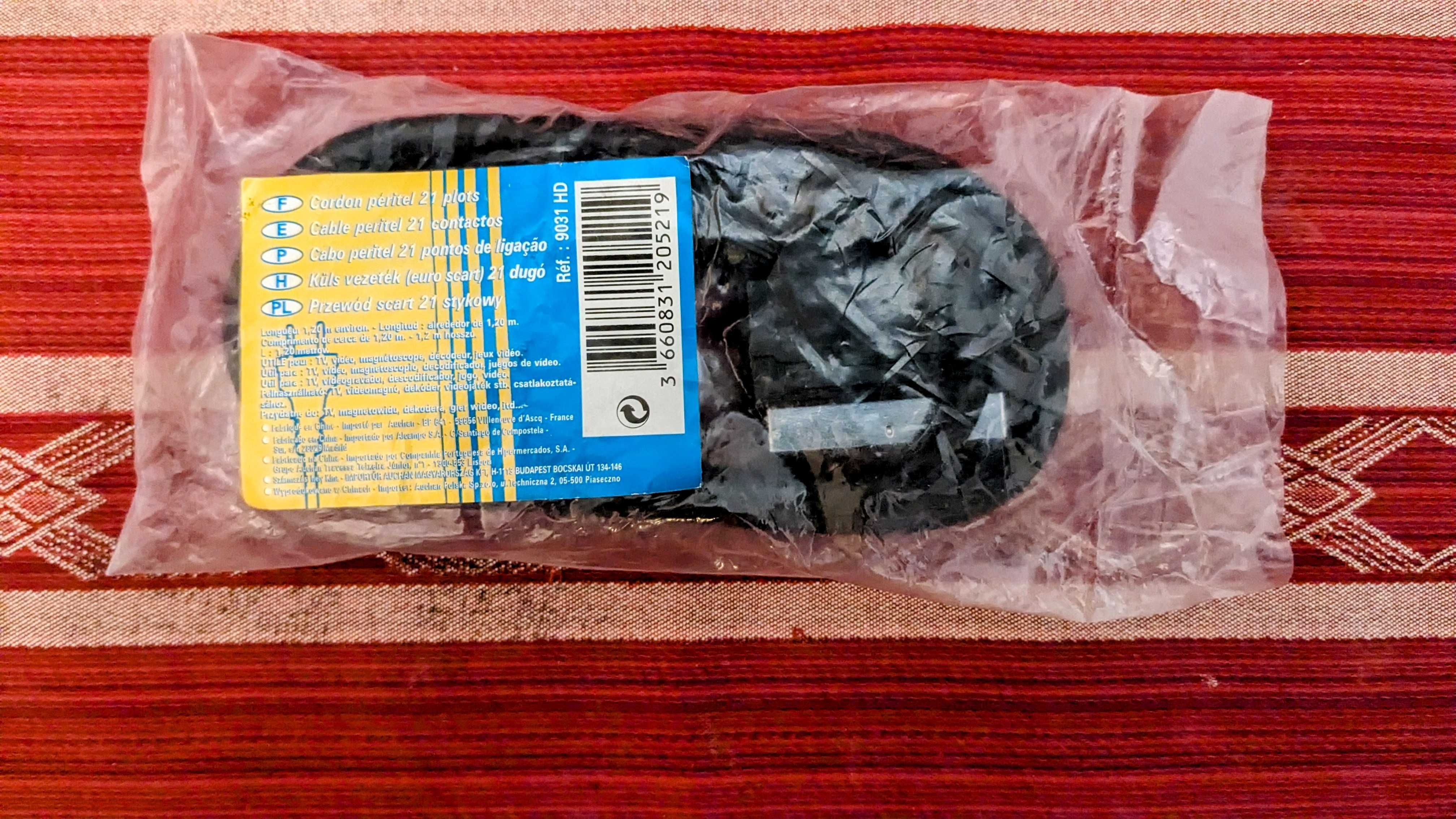 Cabo SCART 21 pinos | NOVO | Entrega gratuita*
