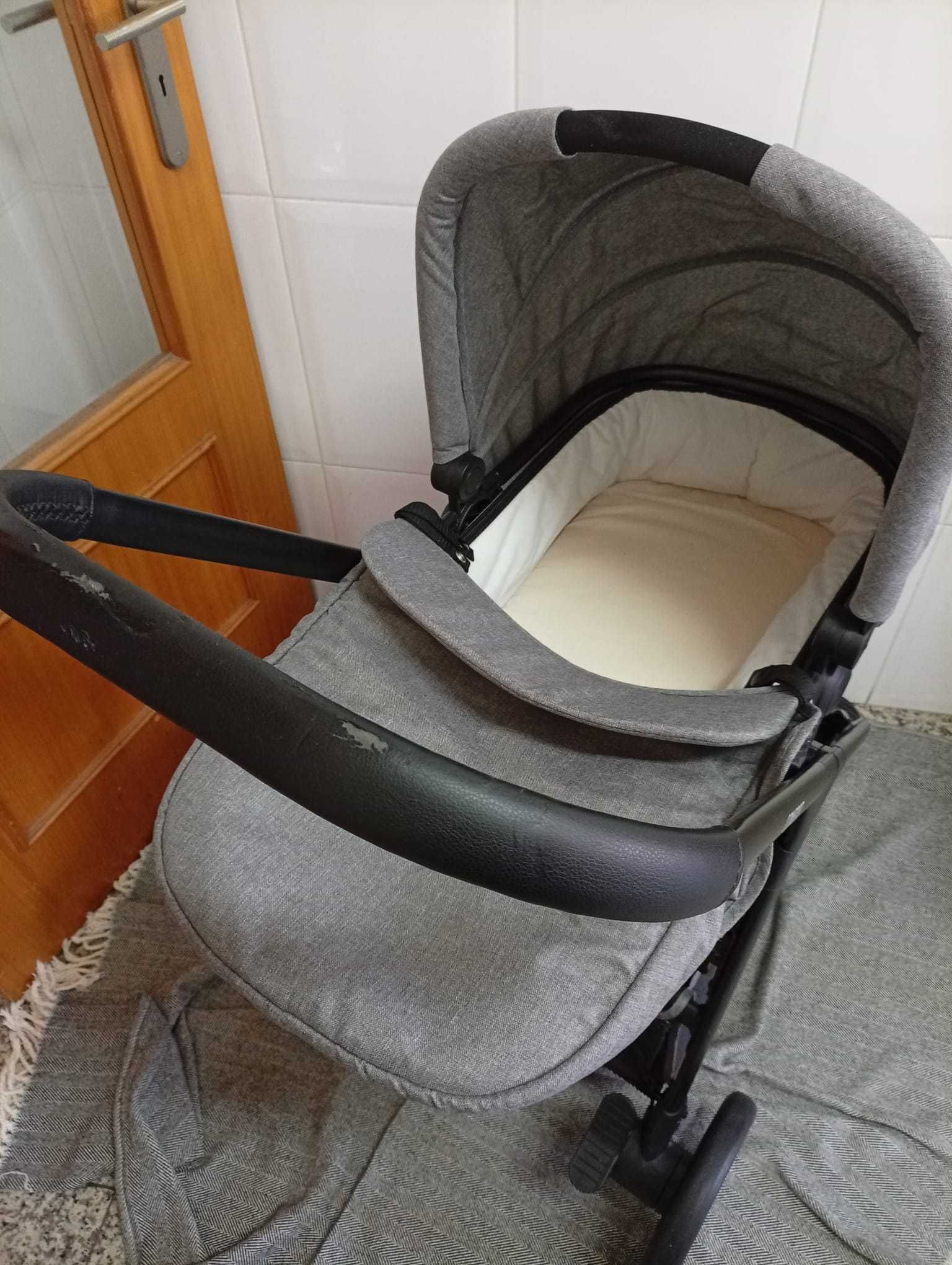 Carrinho de Bebé 3 em 1 – Acompanha todas as fases do seu bebé!