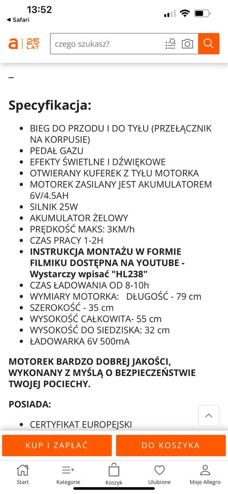 Motor na akumulator