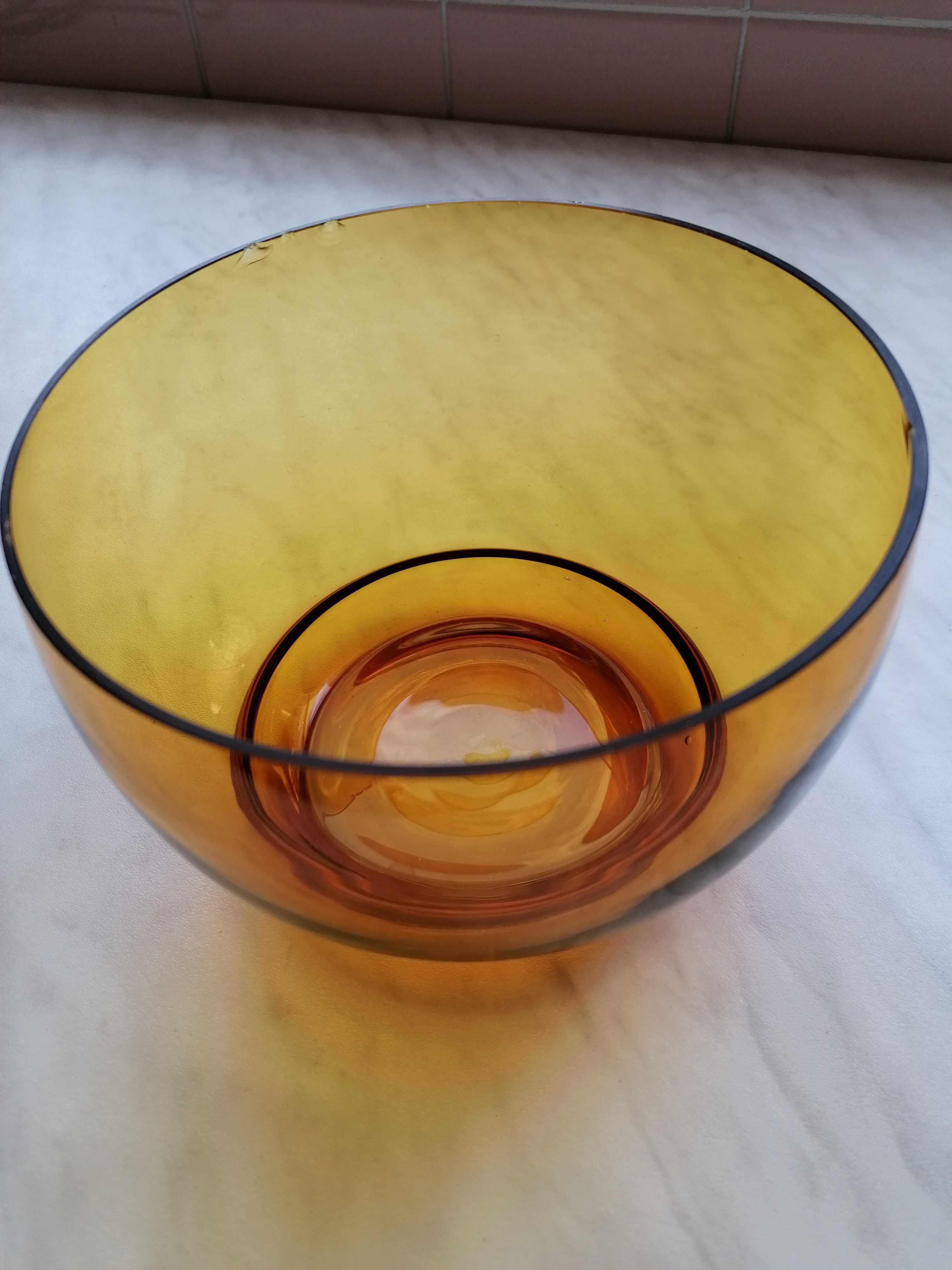 Misa szklana przeźroczysta poj. 1,5 litra z PRL