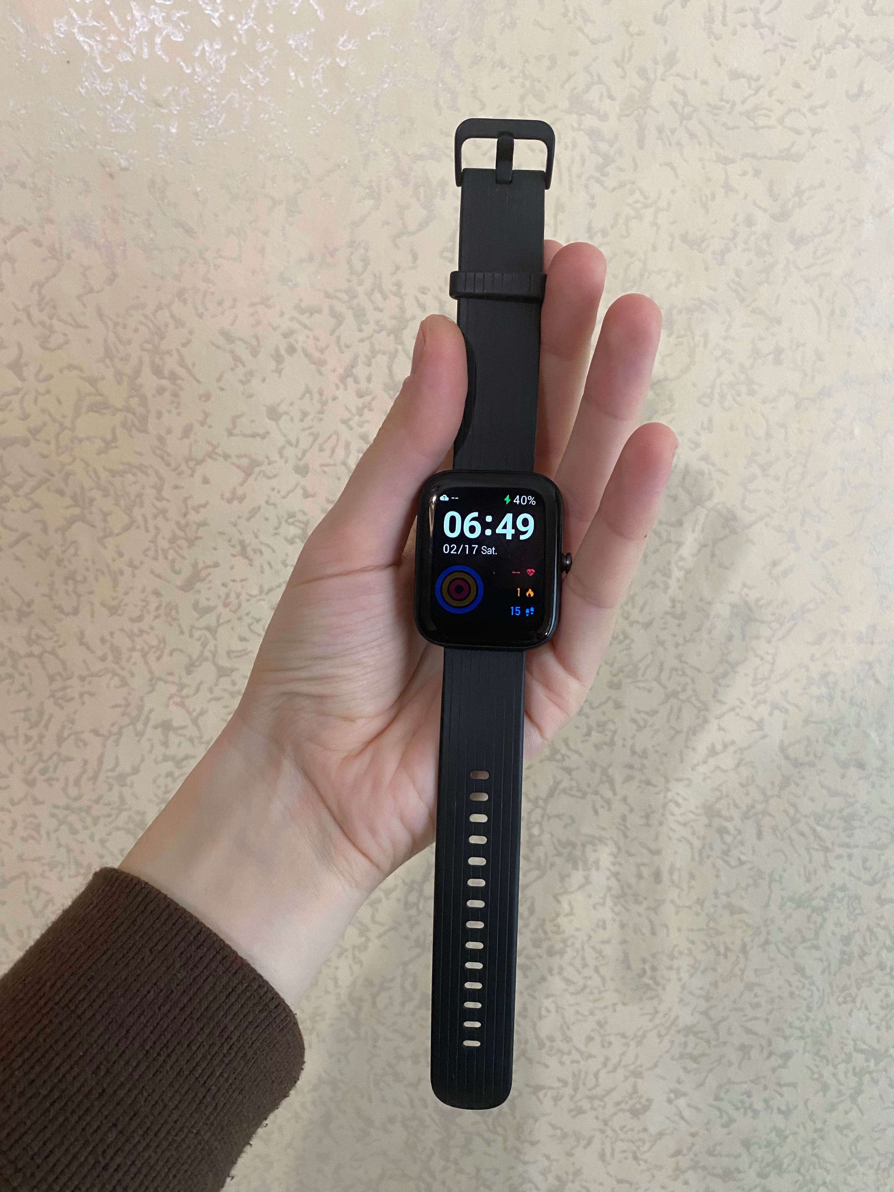 Смарт годинник Amazfit bip 3 black гарантія