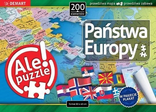 Puzzle - Państwa Europy, Demart