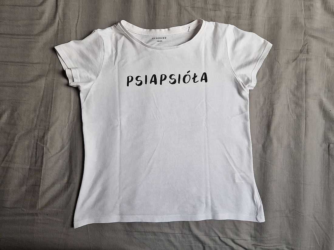 T-shirt PSIAPSIÓŁA rozm. 146 10/11 LAT