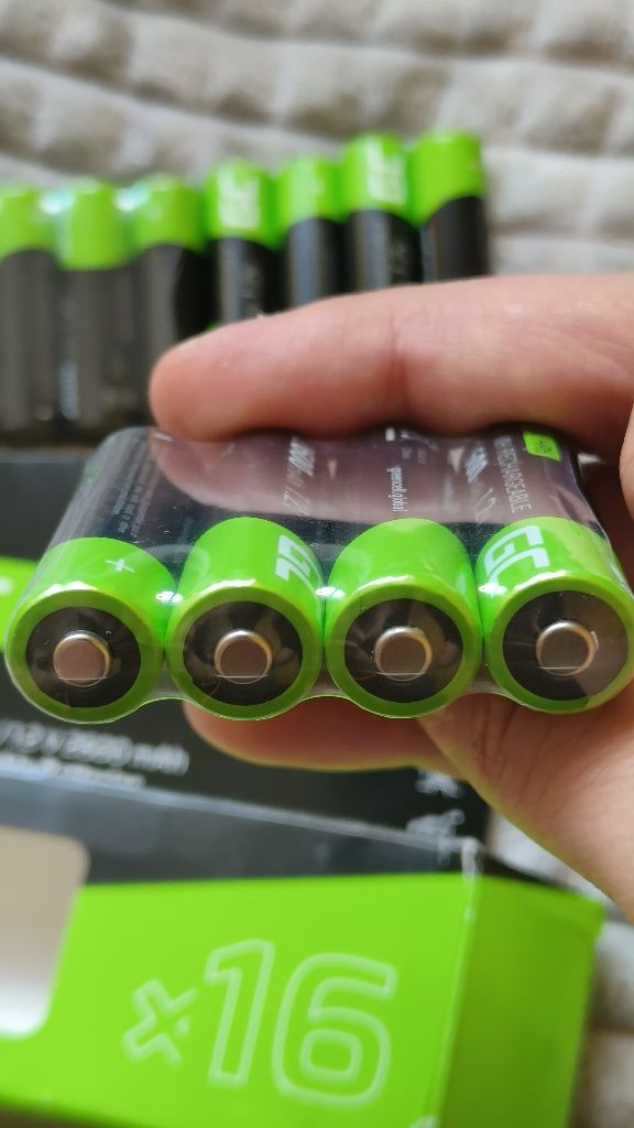 4 шт акумуляторні батареї AA R6 2600 мАг Ni-MH зарядні батареї Green C