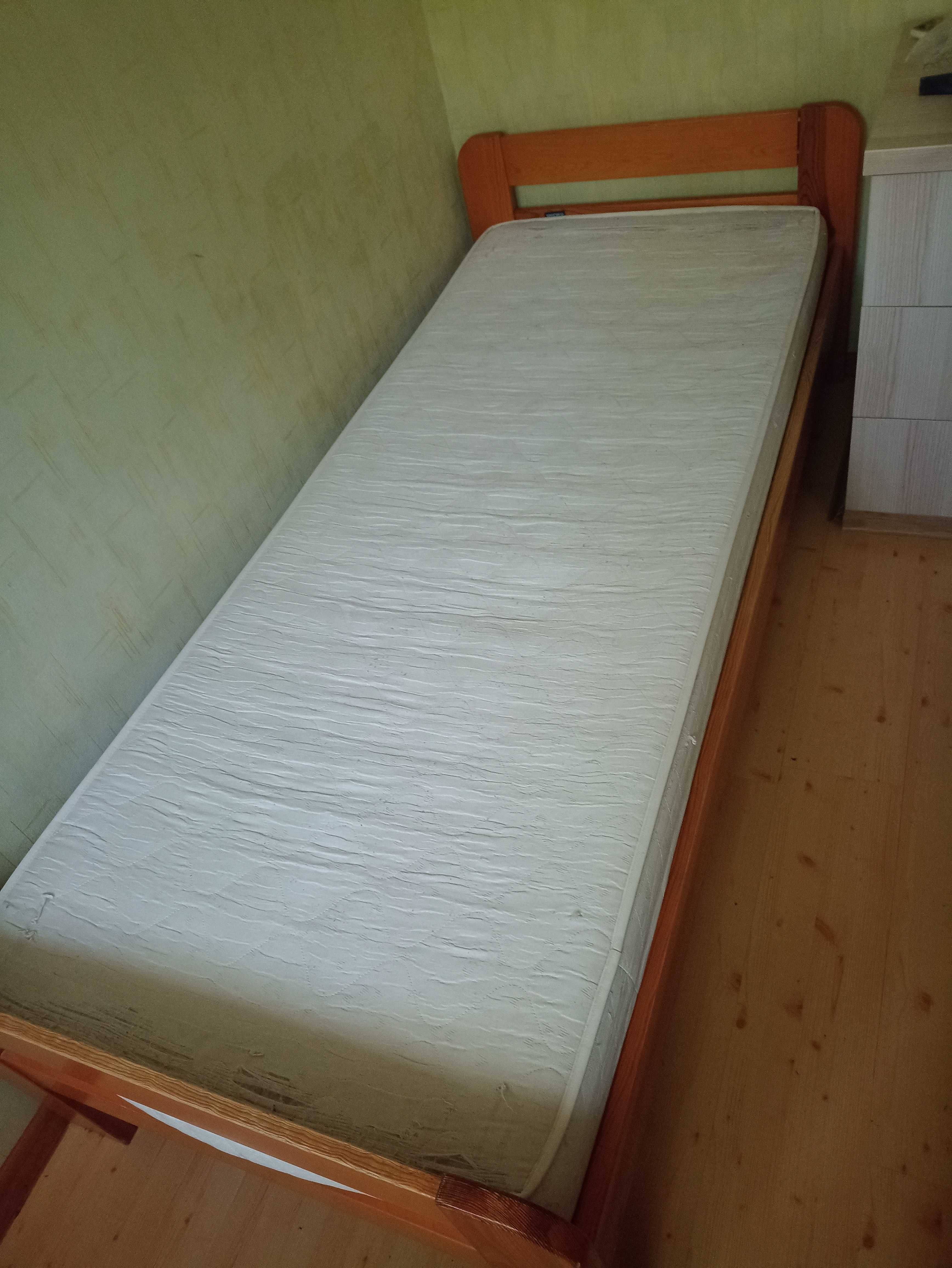 Łóżko pojedyncze z materacem 80x200