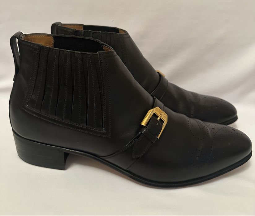 Мужские кожаные челси Gucci . Оригінал