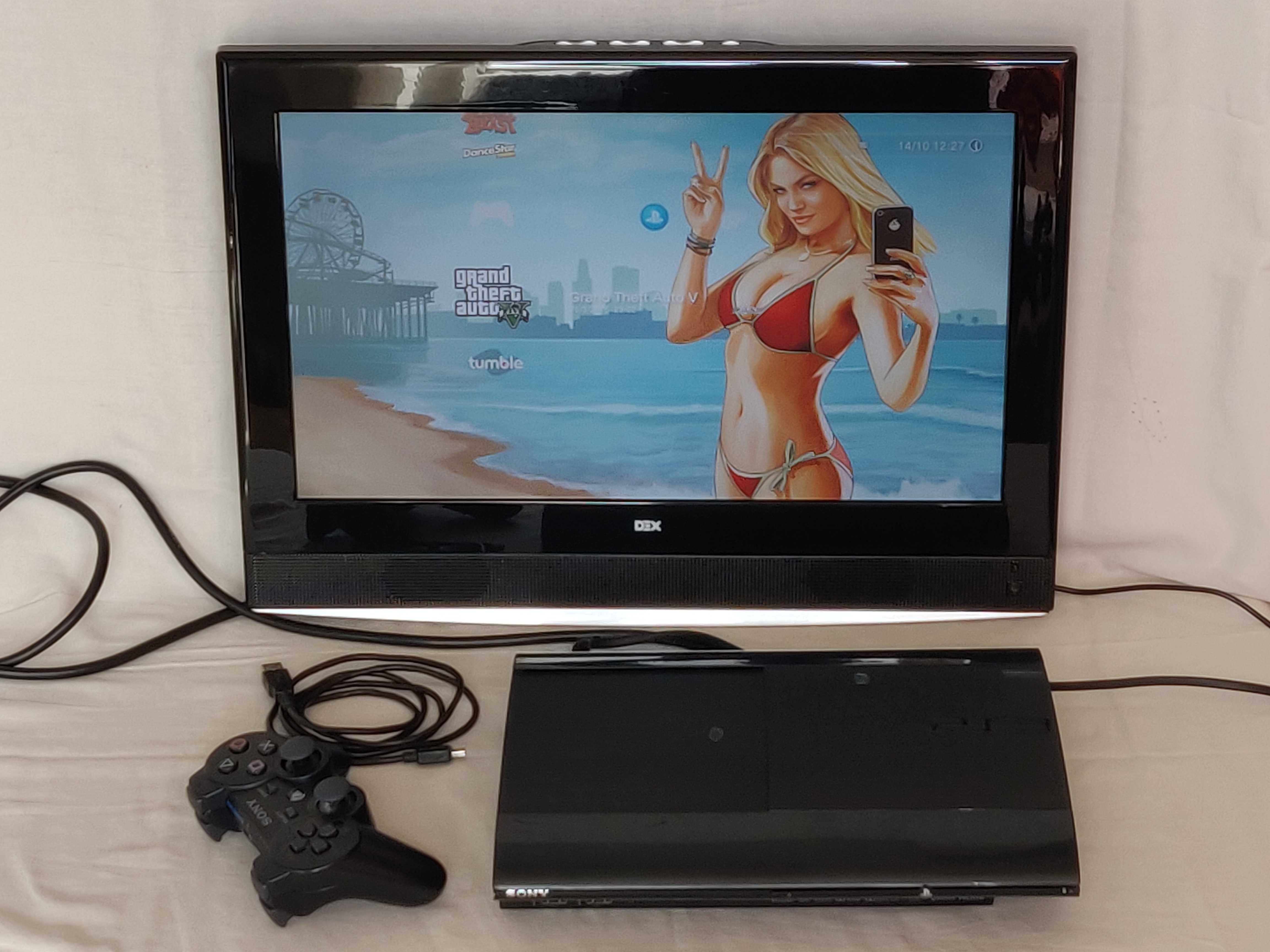 Sony PlayStation3, PS3 Super Slim HDD500GB забит играми