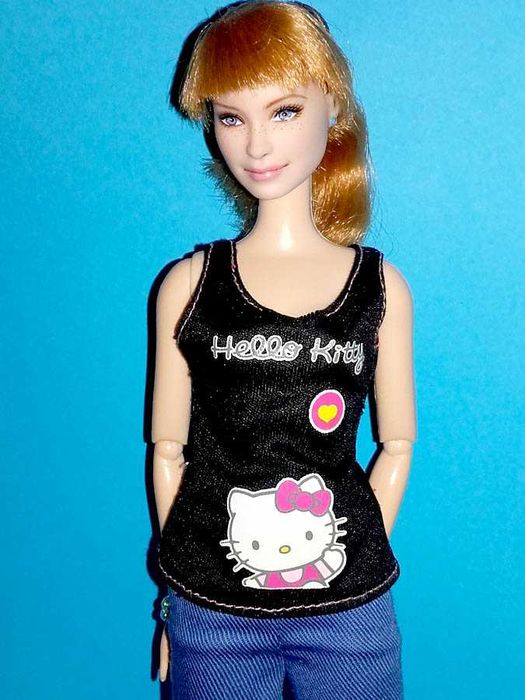 lalka Barbie - koszulka z nadrukiem 