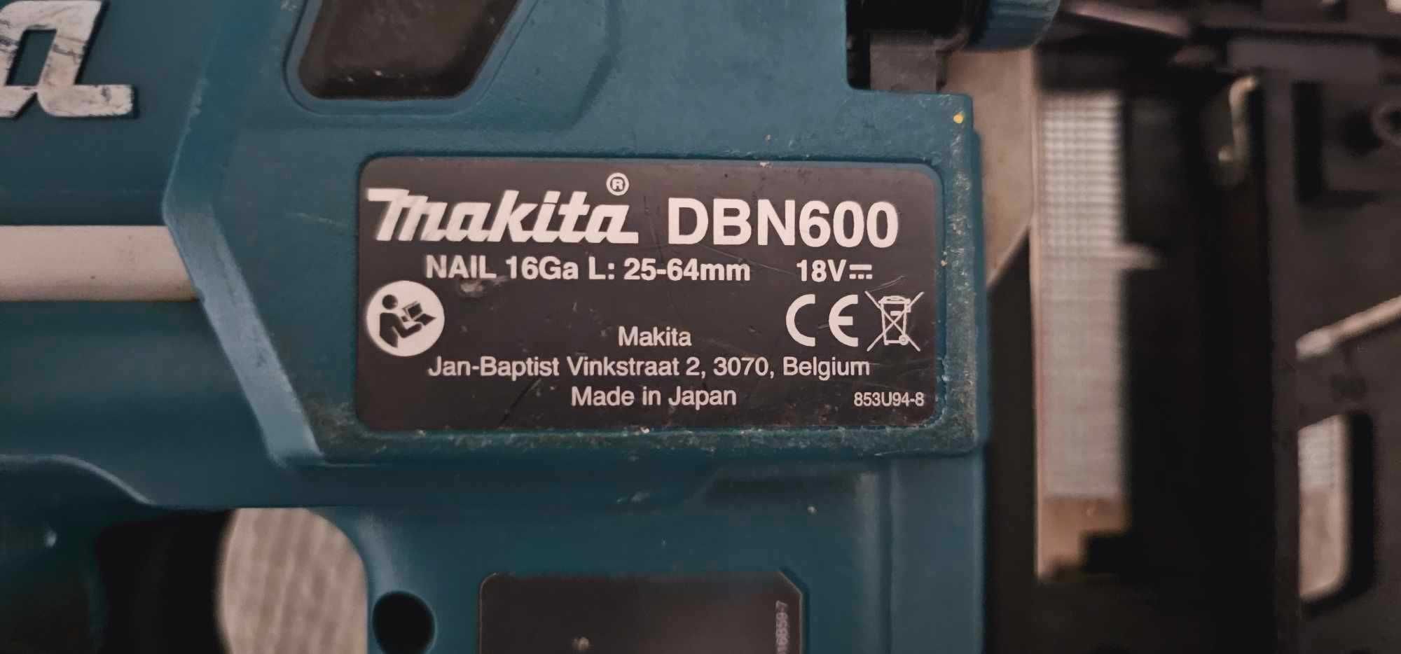 Gwoździarka makita DBN600