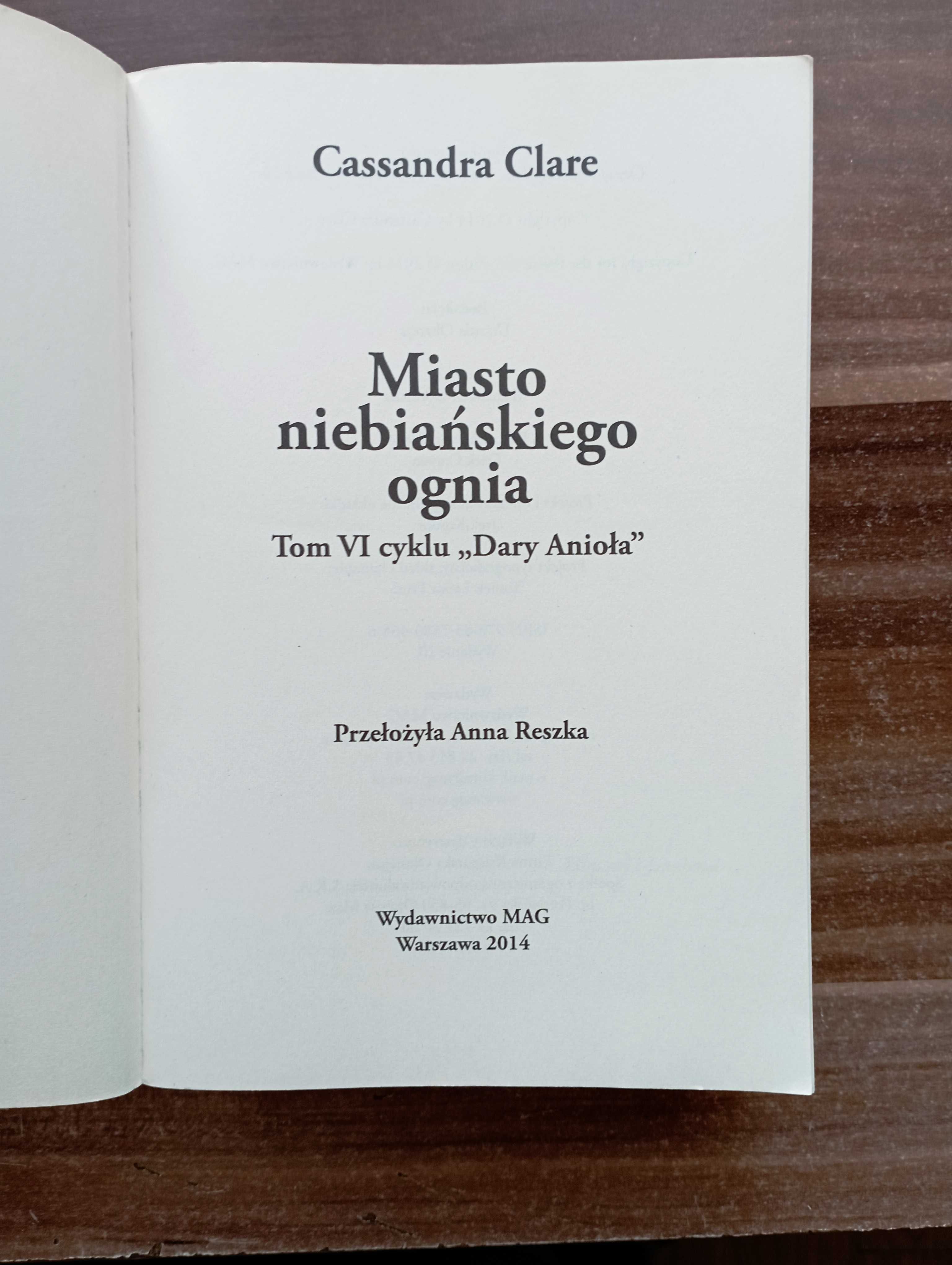 Miasto niebiańskiego ognia Cassandra Clare