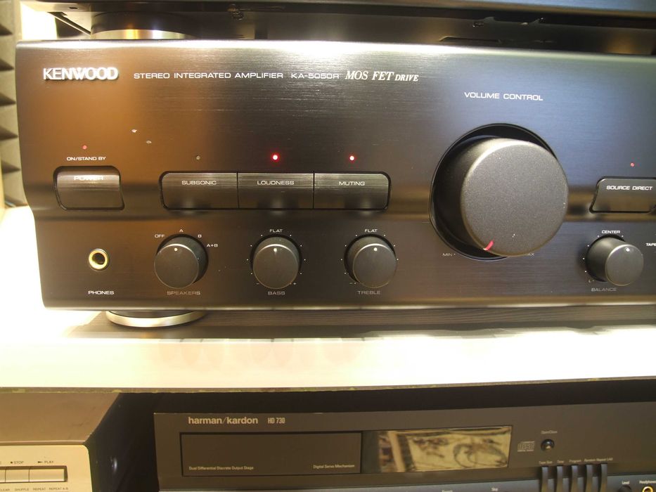 Підсилювач Kenwood KA-5050R. 2х120. JAPAN. MOS FET. Пульт. 12 кг.