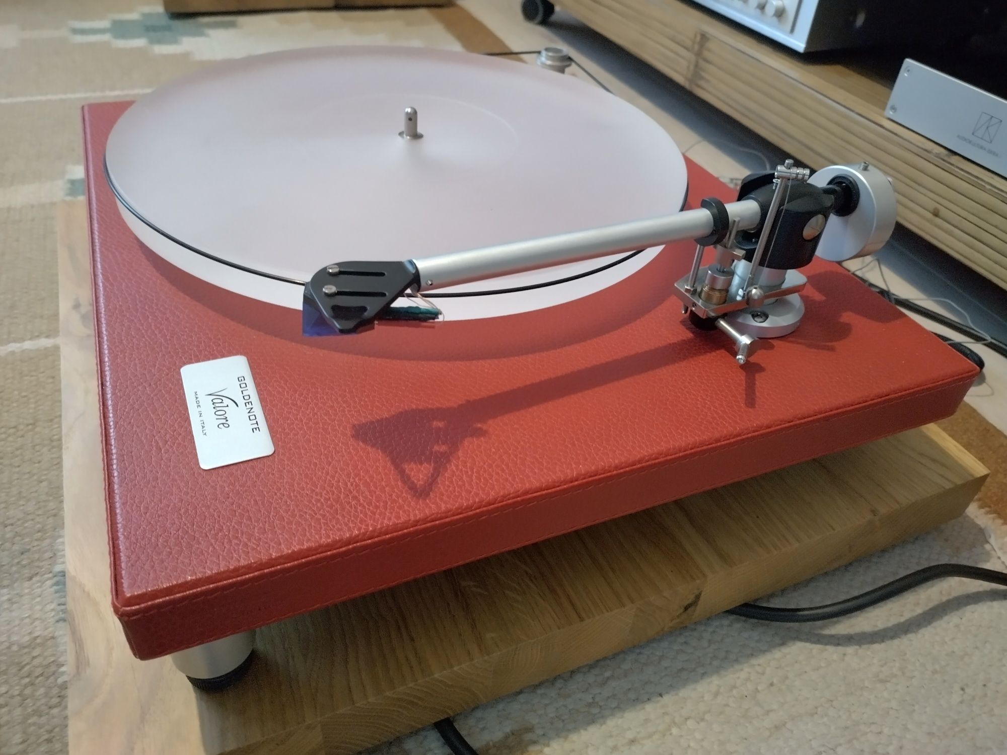 Gramofon Goldenote Valore Gold Note Ortofon Blue