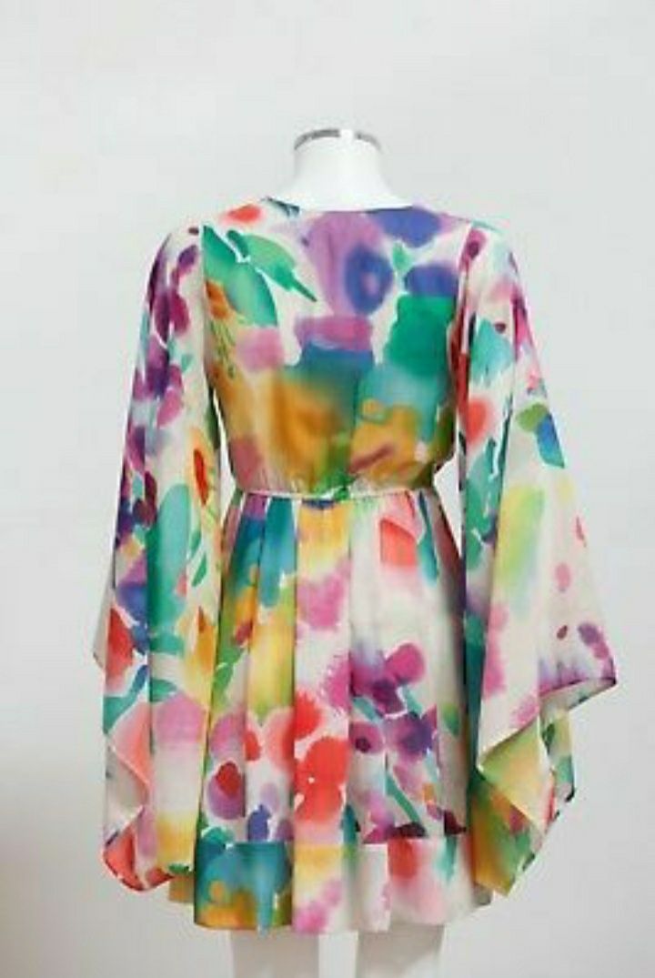 HIT! Sukienka H&M z kolekcji Garden Collection roz. 38 zwiewne rękawy