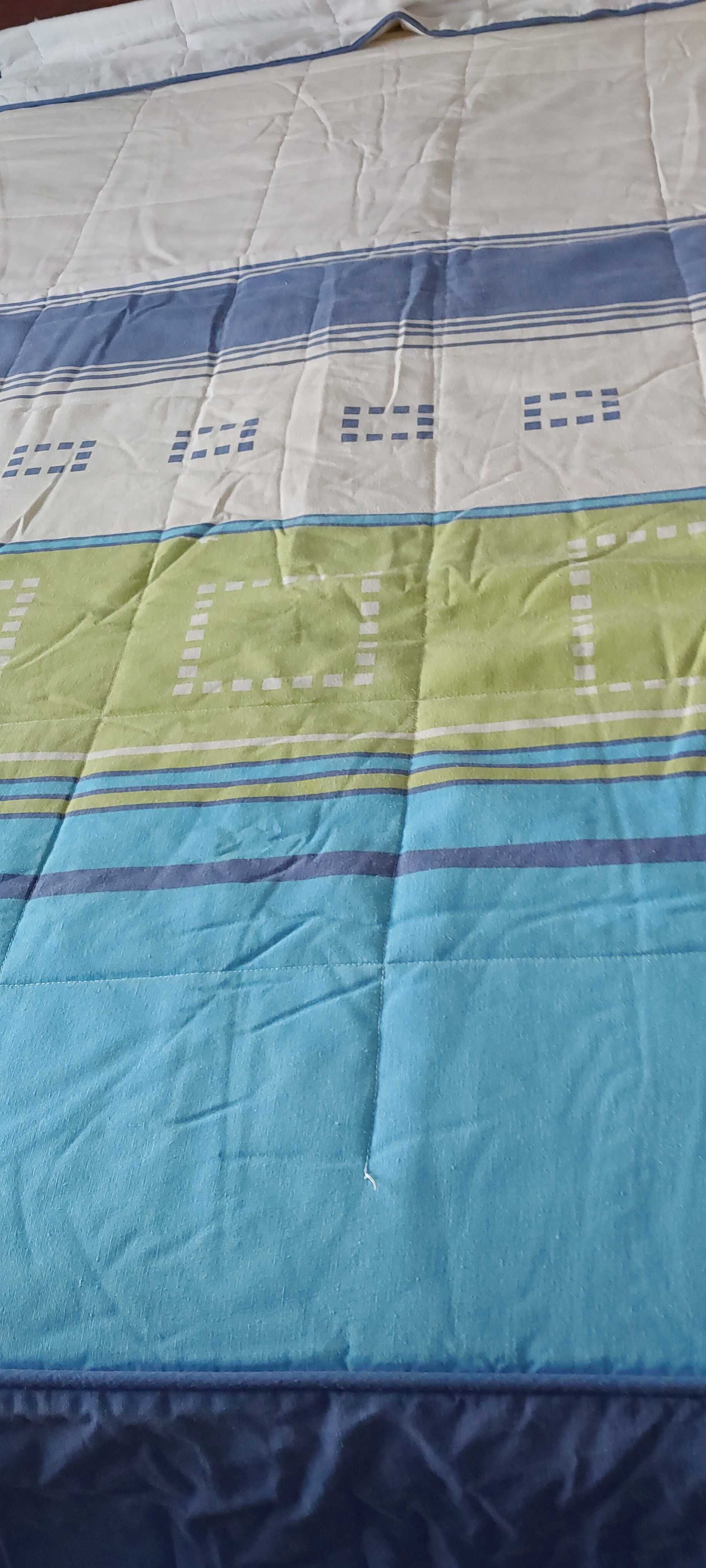 Colcha/ edredão para colchão de 1,33 x 2,25cm