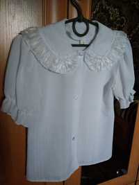 Блузка белая школьная