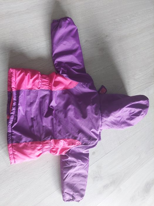 Kurtka dziewczęca jesienno-wiosenna z polarem r.86