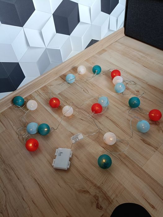 Lampki ogrodowe kule światełka