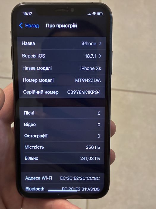 Iphone XS 10S 256gb
