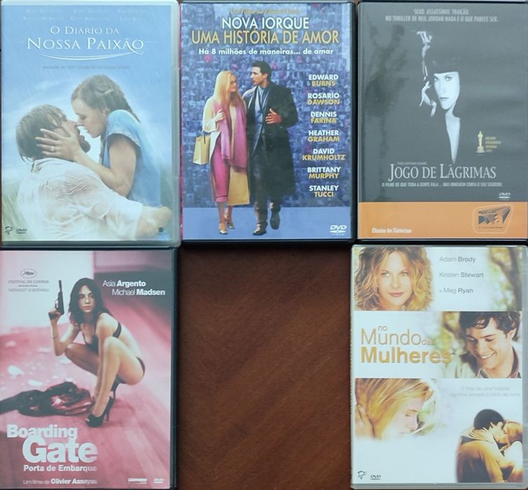 13 DVD de filmes românticos (preço de conjunto)