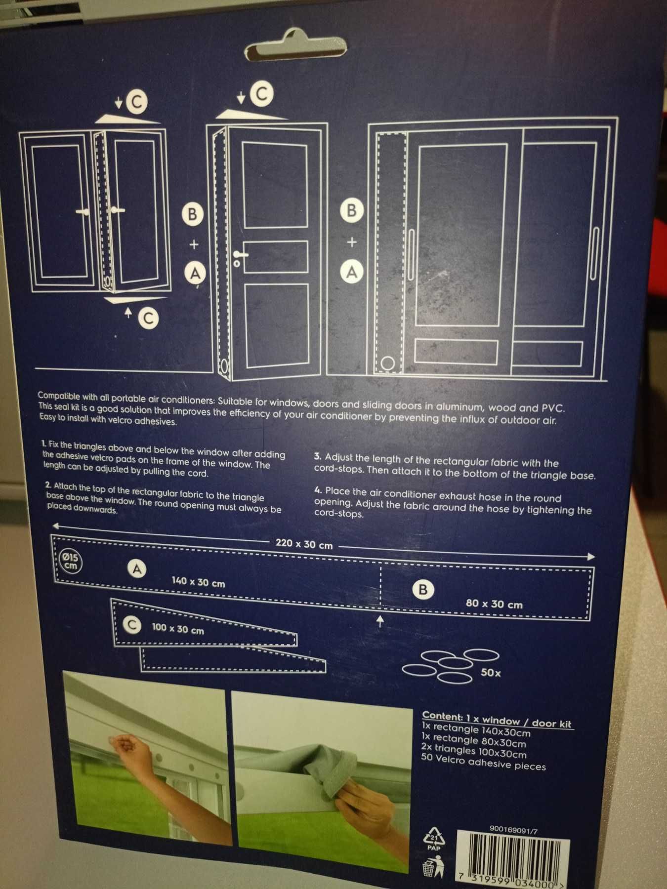 Комплект монтажний для мобільного кондиціонера Electrolux EWS01