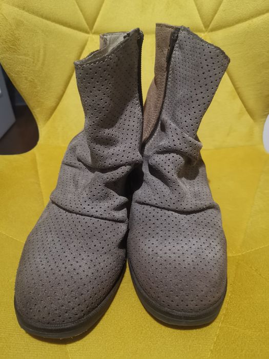 Sztyblety FLY London skóra 39 25cm kozaki półbuty