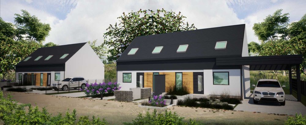 Nowoczesne domy za 420 tyś zł.  Stan deweloperski