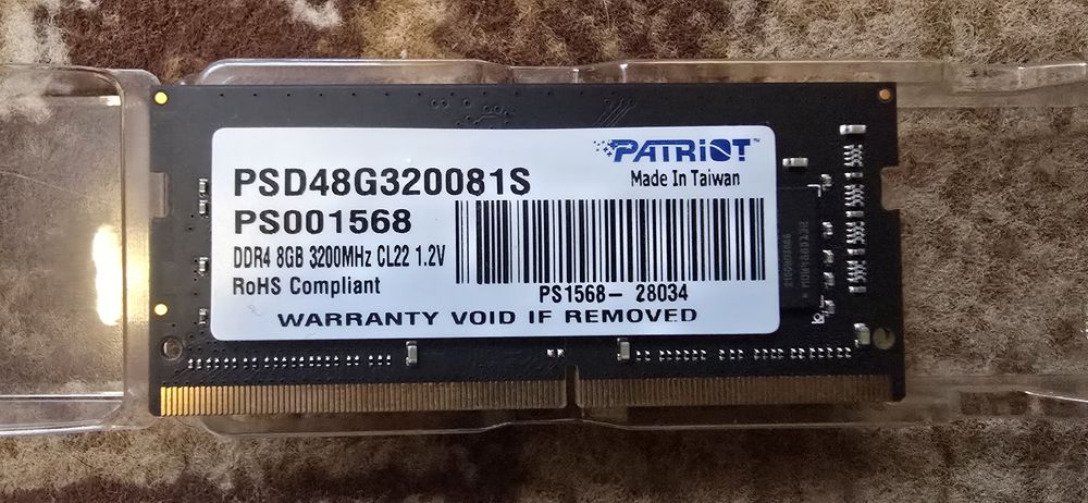Pamięć ram do laptopa DDR4 3200MHz 8GB