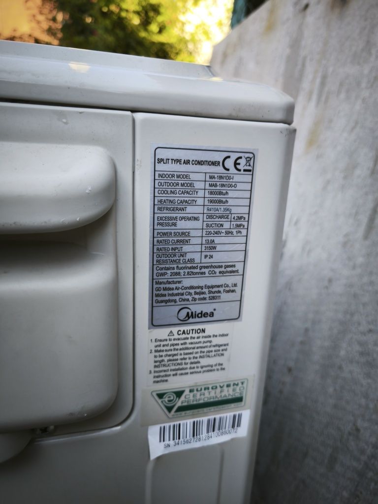 Кондиционер 18 Midea инверторный