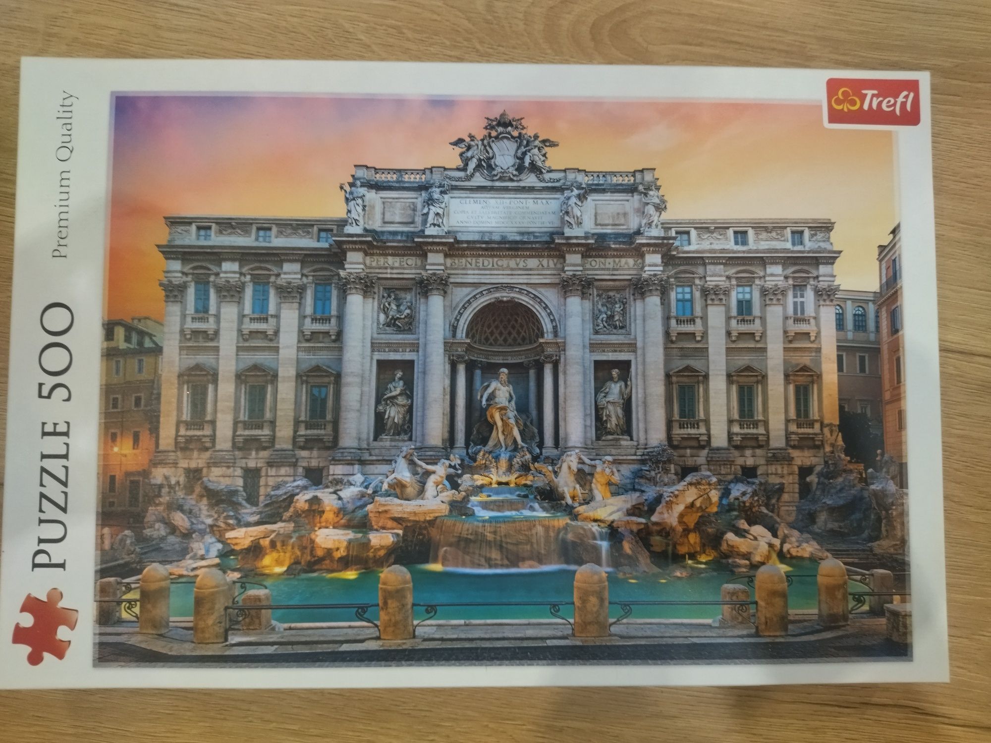 Puzzle Trefl 500 szt. Fontanna di Trevi, Rzym